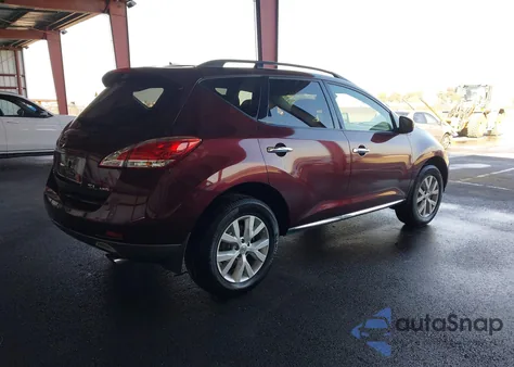 2013 Nissan Murano Sl from USA, damaged, VIN JN8AZ1MW8DW302951